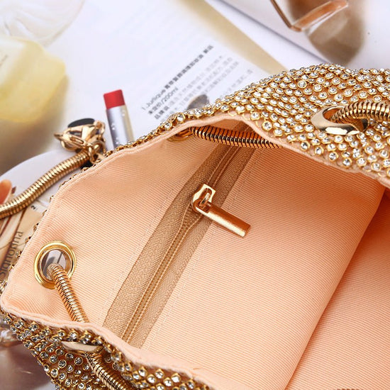 Women Crystal Diamond Clutch Bags String Satin Crossbody Bag Glitter Evening Bags Gold Clutch Party Purse Woman Handbag $59.22 Dana Fashion Color: Black Women's Bags Material: diamond, cotton fabric Color: silver, black, colorful gold Style: handbags, sho