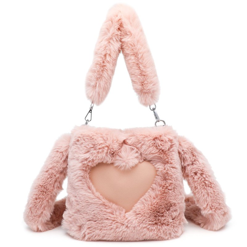 Women Fluffy Shoulder Bag Top-handle Bag Female Autumn Winter Handbag Plush Tote Girls Fashion Shopping Bags Handbags For Women $34.14 Dana Fashion Color: Pink Size: 22x22x4CM Women's Bags Overview: 【High Quality Material】The outer material of this fluffy