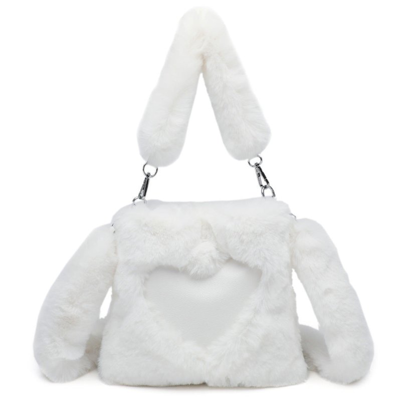 Women Fluffy Shoulder Bag Top-handle Bag Female Autumn Winter Handbag Plush Tote Girls Fashion Shopping Bags Handbags For Women $34.14 Dana Fashion Color: White Size: 22x22x4CM Women's Bags Overview: 【High Quality Material】The outer material of this fluff