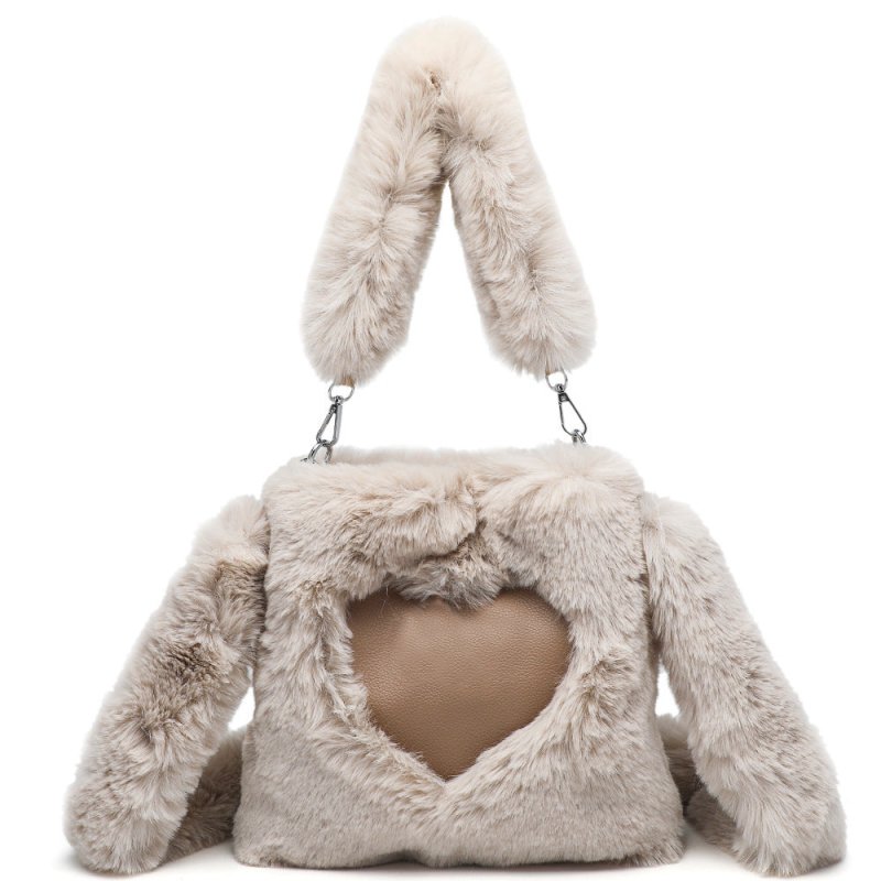 Women Fluffy Shoulder Bag Top-handle Bag Female Autumn Winter Handbag Plush Tote Girls Fashion Shopping Bags Handbags For Women $34.14 Dana Fashion Color: Gray Size: 22x22x4CM Women's Bags Overview: 【High Quality Material】The outer material of this fluffy