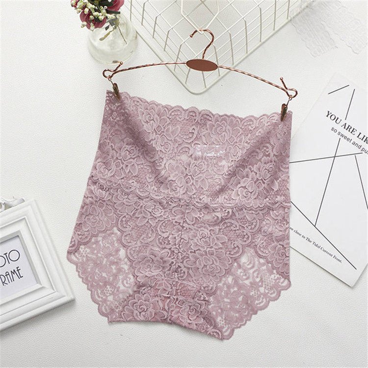 Women Sexy Lace Underwear $38.00 Dana Fashion Color: Light purple Size: 3XL Women's clothing Description Features: Brand New and high quality! Fashion design, transparent lace with floral makes you look more sexy. Style: Sexy, Fashion Type: High Waist Bri
