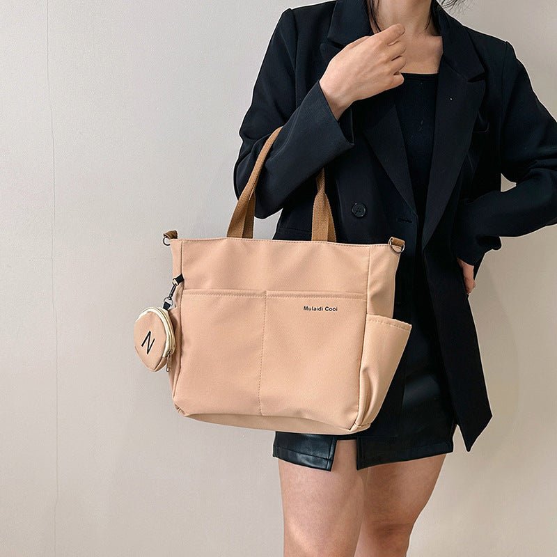 Women Shoulder Crossbody Bag Canvas Tote Messenger Bag 2024 Ladies Hand Bags Female Handbag $26.07 Dana Fashion Color: Khaki Women's Bags Overview: Unique design, stylish and beautiful. Good material, comfortable wear. A variety of colors, any choice. Pro