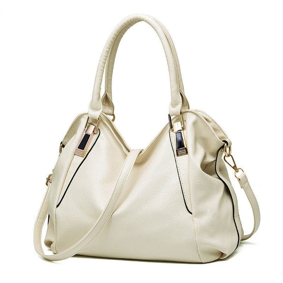 Women Totes Bag High Capacity Crossbody Shoulder Bags Soft Handbags $41.35 Dana Fashion Color: White Women's Bags Product information: Color: white, wine red, dark blue, black, pink, brown Style: street trend Material: PU Luggage trend style: bucket bag B