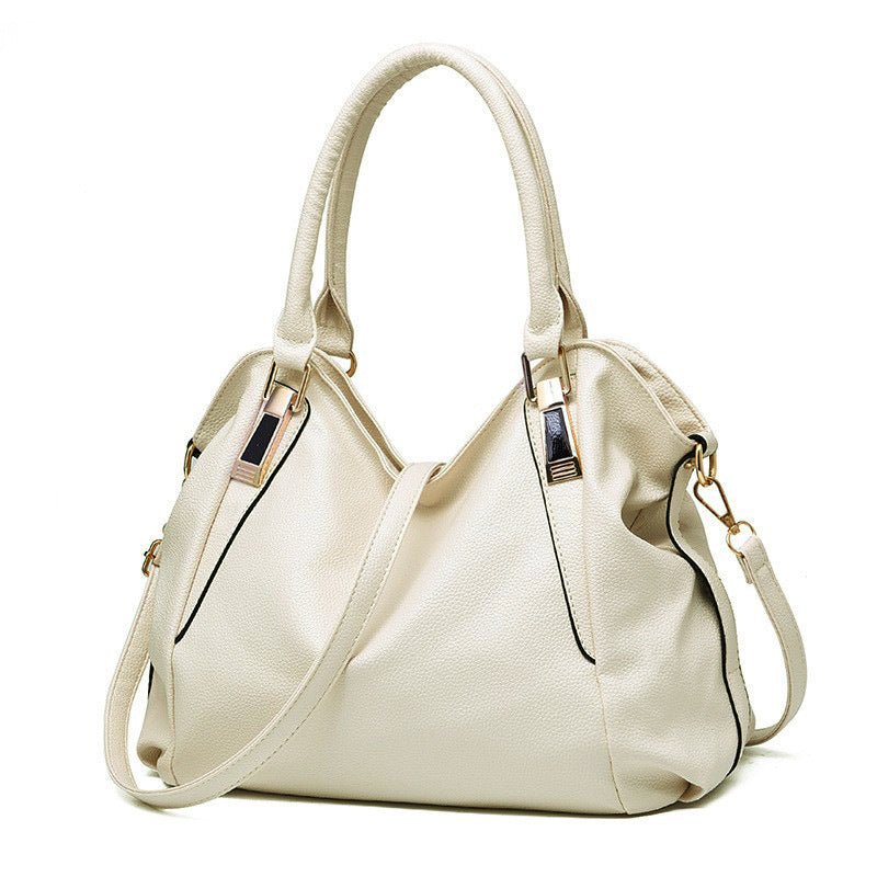 Women Totes Bag High Capacity Crossbody Shoulder Bags Soft Handbags $41.35 Dana Fashion Color: White Women's Bags Product information: Color: white, wine red, dark blue, black, pink, brown Style: street trend Material: PU Luggage trend style: bucket bag B