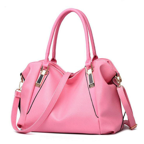 Women Totes Bag High Capacity Crossbody Shoulder Bags Soft Handbags $41.35 Dana Fashion Color: Pink Women's Bags Product information: Color: white, wine red, dark blue, black, pink, brown Style: street trend Material: PU Luggage trend style: bucket bag Ba