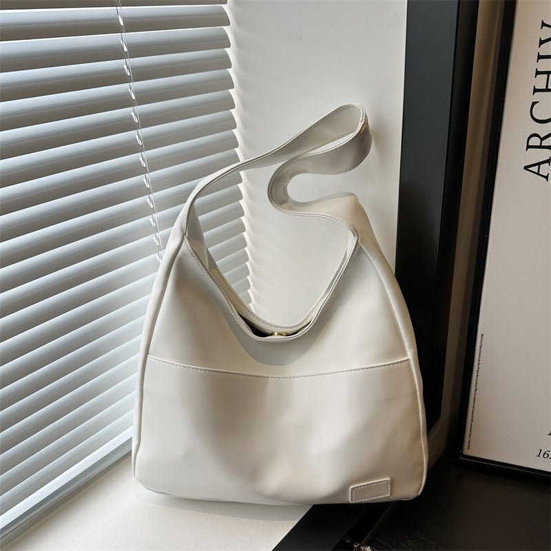 Women Vintage Hobo Bag Casual PU Leather Shoulder Bag Large Capacity Retro Tote Handbag Soft Underarm Bag Fall Winter Bag $30.00 Dana Fashion Color: White Women's Bags Overview: Unique design, stylish and beautiful. Good material, comfortable wear. A vari