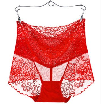 Women's abdomen cotton underwear women $26.49 Dana Fashion Color: Red Size: L Women's clothing Fabric name: Lace Main fabric composition: nylon/nylon The content of the main fabric ingredient: 85 (%) Crotch lining composition: cotton The content of the cr