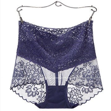 Women's abdomen cotton underwear women $26.49 Dana Fashion Color: Dark blue Size: L Women's clothing Fabric name: Lace Main fabric composition: nylon/nylon The content of the main fabric ingredient: 85 (%) Crotch lining composition: cotton The content of