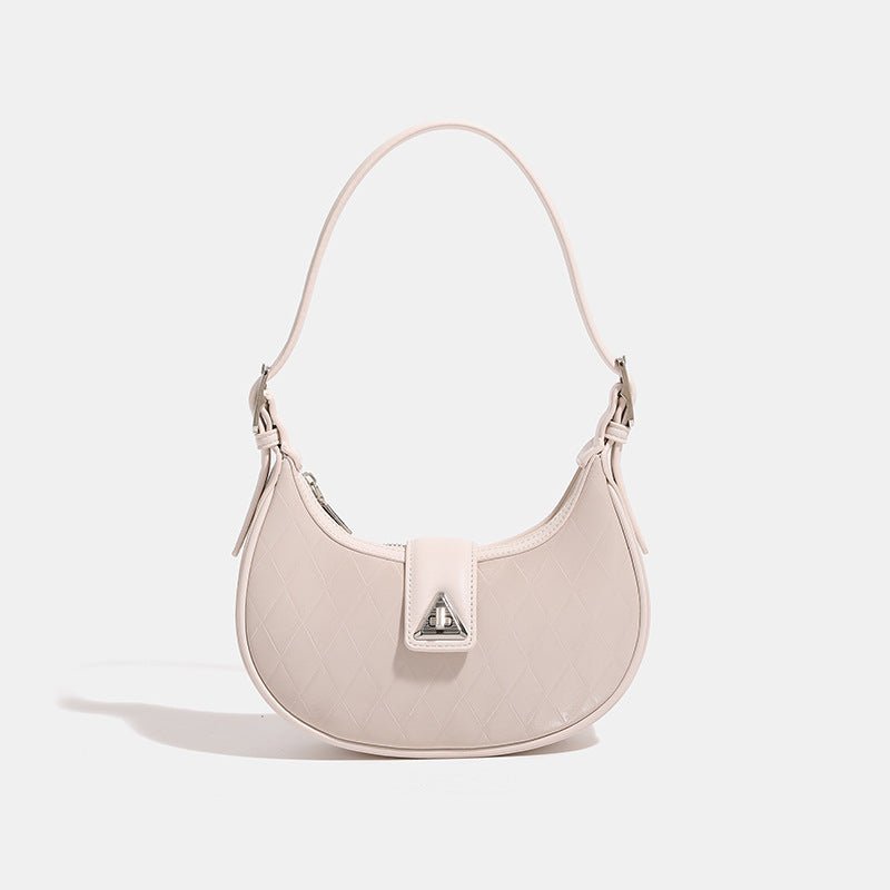 Women's Armpit Saddle Shoulder Messenger Bag $31.99 Dana Fashion Color: Beige Women's Bags Product information: Color: pink, black, Milky White Hardness: soft Material: PU Suitcase shape: Horizontal Square Number of shoulder straps: double connector Size: