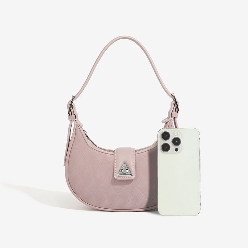 Women's Armpit Saddle Shoulder Messenger Bag $31.99 Dana Fashion Color: Beige Women's Bags Product information: Color: pink, black, Milky White Hardness: soft Material: PU Suitcase shape: Horizontal Square Number of shoulder straps: double connector Size: