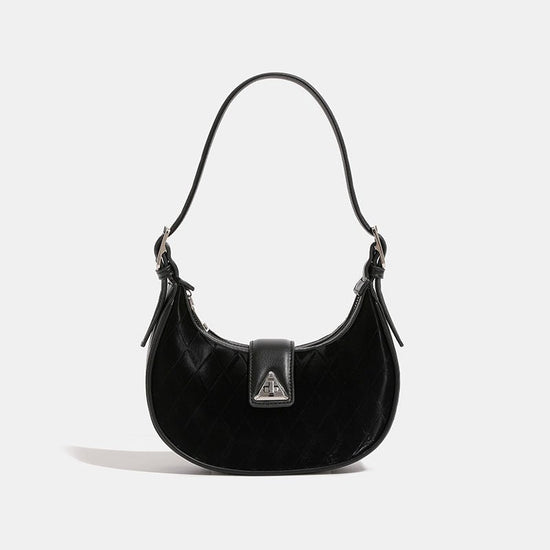 Women's Armpit Saddle Shoulder Messenger Bag $31.99 Dana Fashion Color: Black Women's Bags Product information: Color: pink, black, Milky White Hardness: soft Material: PU Suitcase shape: Horizontal Square Number of shoulder straps: double connector Size: