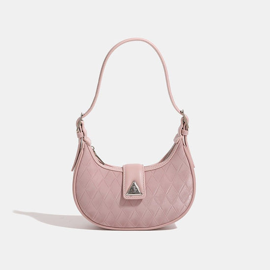 Women's Armpit Saddle Shoulder Messenger Bag $31.99 Dana Fashion Color: Pink Women's Bags Product information: Color: pink, black, Milky White Hardness: soft Material: PU Suitcase shape: Horizontal Square Number of shoulder straps: double connector Size: