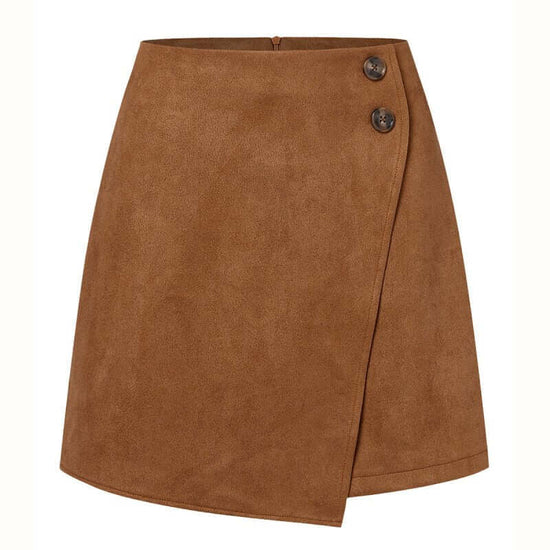 Women's Autumn And Winter Suede Irregular Skirt $27.90 Dana Fashion Color: Army Green Size: L Women's clothing Product information: Pattern: solid color Fabric name: Suede Skirt-type: asymmetric skirt Color: Brown, khaki, black, army green, beige, camel E