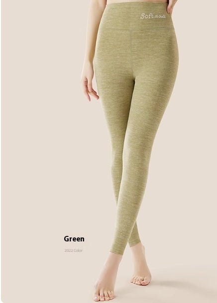 Women's Autumn And Winter Velvet Autumn Pants $35.86 Dana Fashion Color: Green Size: 2XL Women's clothing Product information: Thickness: Medium Pattern: Solid color Elasticity: high elasticity Main Fabric Composition: Polyester (Polyester Fiber) Pants le