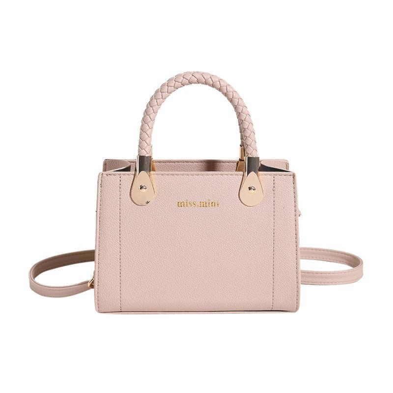 Women's Bag Trendy Fashion Ins Lychee Pattern Portable $27.94 Dana Fashion Color: Khaki Women's Bags Product information: Lining texture: without lining Applicable scenarios: Daily matching Color: white, black, blue, khaki, green, Rose Red, Purple Outer b