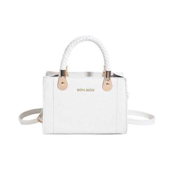 Women's Bag Trendy Fashion Ins Lychee Pattern Portable $27.94 Dana Fashion Color: White Women's Bags Product information: Lining texture: without lining Applicable scenarios: Daily matching Color: white, black, blue, khaki, green, Rose Red, Purple Outer b