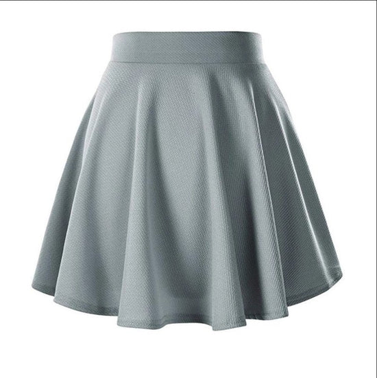 Women's Basic Versatile Stretch Flared Skirt $20.50 Dana Fashion Color: Black Size: L Women's clothing Product information: Pattern: solid color Fabric name: Other Skirt-type: A- line skirt Color: white, black, red, burgundy, blue, green, dark blue Elasti