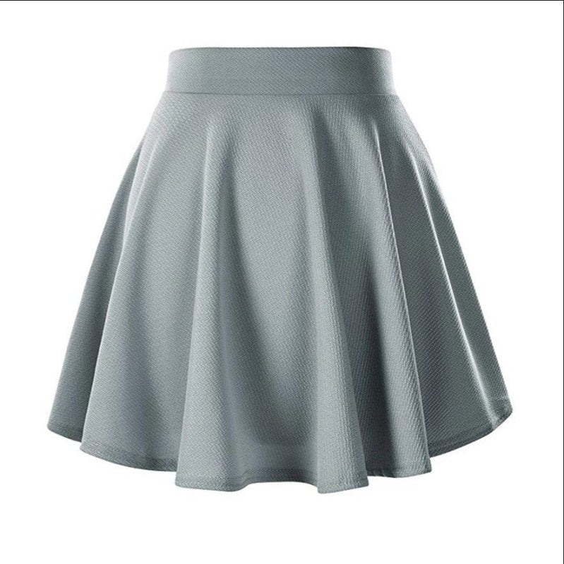 Women's Basic Versatile Stretch Flared Skirt $20.50 Dana Fashion Color: Black Size: L Women's clothing Product information: Pattern: solid color Fabric name: Other Skirt-type: A- line skirt Color: white, black, red, burgundy, blue, green, dark blue Elasti