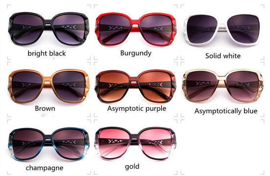 Women's Big Frame Sunglasses Women Retro Sunglasses $15.00 Dana Fashion Color: Asymptotic purple style: 1PC Women's Accessories Product Information: Lens material: resin lens Frame material: PC+metal Style: popular fashion retro Function: Anti-UV decorati