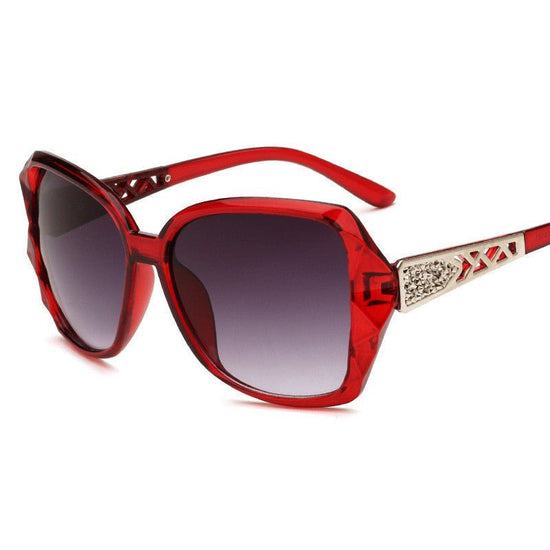Women's Big Frame Sunglasses Women Retro Sunglasses $15.00 Dana Fashion Color: Burgundy style: 1PC Women's Accessories Product Information: Lens material: resin lens Frame material: PC+metal Style: popular fashion retro Function: Anti-UV decorative mirror