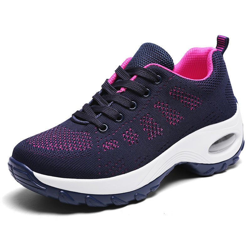 Women's Breathable Mesh Soft Soled Sports Shoes $41.84 Dana Fashion Color: 1918 Blue Size: 35 Women's shoes Product information: Thickness: Single Applicable scenarios: running sports, fitness equipment, fitness body, sports trends, cycling sports, dance
