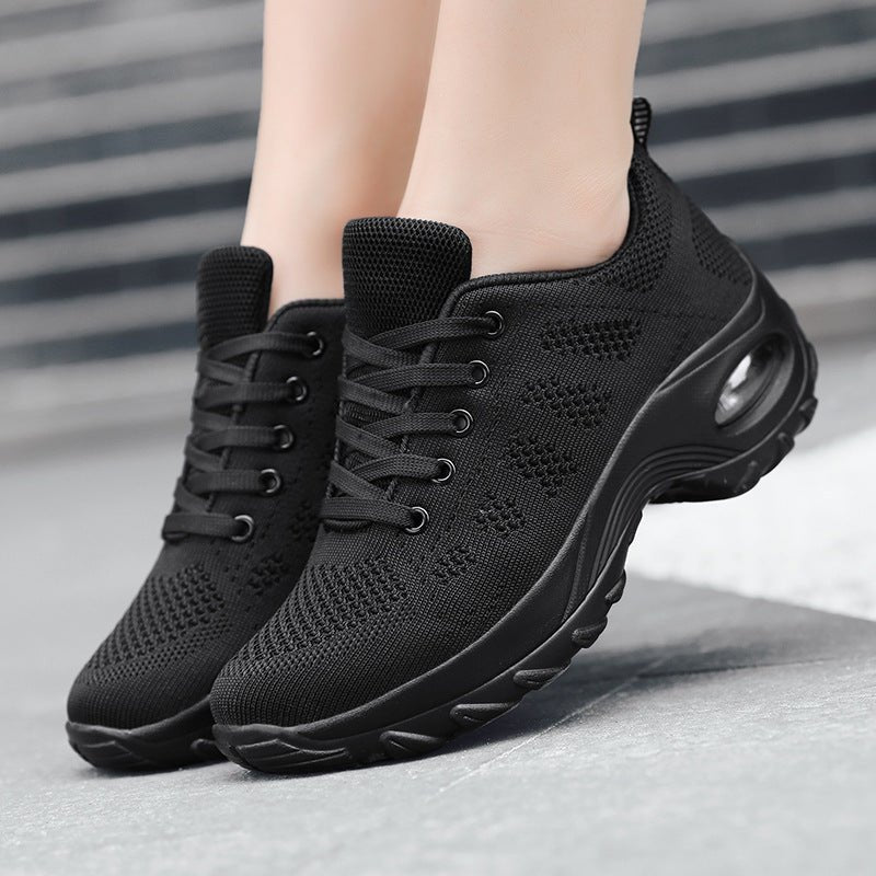 Women's Breathable Mesh Soft Soled Sports Shoes $41.84 Dana Fashion Color: 1918 Black Size: 35 Women's shoes Product information: Thickness: Single Applicable scenarios: running sports, fitness equipment, fitness body, sports trends, cycling sports, dance