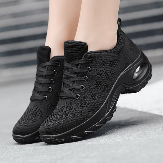 Women's Breathable Mesh Soft Soled Sports Shoes $41.84 Dana Fashion Color: 1918 Black Size: 35 Women's shoes Product information: Thickness: Single Applicable scenarios: running sports, fitness equipment, fitness body, sports trends, cycling sports, dance