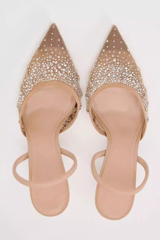 Women's Bright Mesh Fashion Classy High Heels $48.50 Dana Fashion Color: Brown 8CM Size: 35 Women's shoes Product information: Pattern: solid color Color: Brown Heel height: high heels 8CM Heel shape: stiletto heels Size: 35, 36, 37, 38, 39, 40, 41, 42 Ap