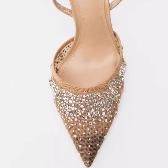 Women's Bright Mesh Fashion Classy High Heels $48.50 Dana Fashion Color: Brown 8CM Size: 35 Women's shoes Product information: Pattern: solid color Color: Brown Heel height: high heels 8CM Heel shape: stiletto heels Size: 35, 36, 37, 38, 39, 40, 41, 42 Ap