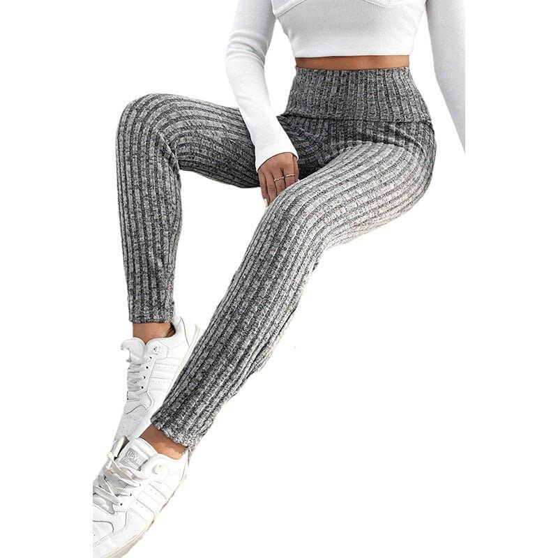 Women's Casual All-match Solid Color High Waist Tight Leggings $69.50 Dana Fashion Color: LC761454 P11 size: L Women's clothing Product information: Fabric name: Polyester Color: LC761454-P11,LC761454-P2011,LC761454-P2 Size: S,M,L,XL Function: slim fit Pa