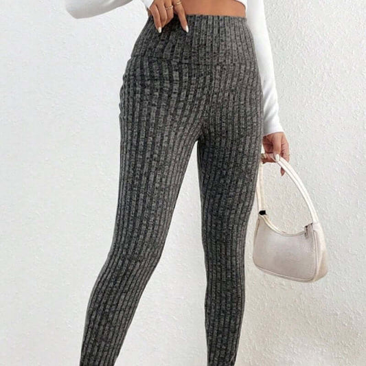 Women's Casual All-match Solid Color High Waist Tight Leggings $69.50 Dana Fashion Color: LC761454 P11 size: L Women's clothing Product information: Fabric name: Polyester Color: LC761454-P11,LC761454-P2011,LC761454-P2 Size: S,M,L,XL Function: slim fit Pa