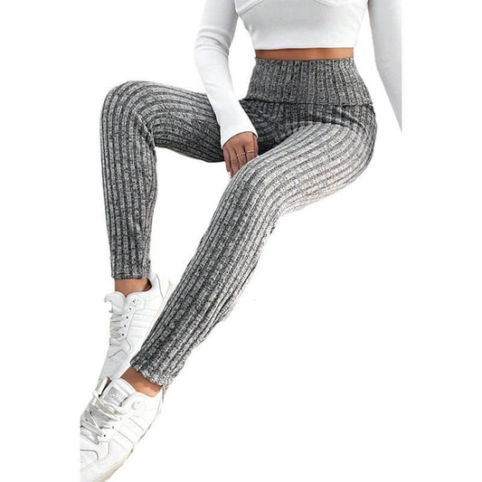 Women's Casual All-match Solid Color High Waist Tight Leggings $69.50 Dana Fashion Color: LC761454 P11 size: L Women's clothing Product information: Fabric name: Polyester Color: LC761454-P11,LC761454-P2011,LC761454-P2 Size: S,M,L,XL Function: slim fit Pa