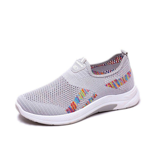 Women's Casual Breathable Fly Woven Mesh Cloth Shoes $25.50 Dana Fashion Color: Gray Size: 35 Women's shoes Product information: Pattern: Letters Applicable sports: Universal Color: N08 pink, N08 Gray Heel height: flat heel Size: 35, 36, 37, 38, 39, 40, 4