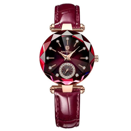 Women's Casual Fashion Waterproof Leather Strap Watch $30.52 Dana Fashion Color: Purple Women's Accessories Product information: Special features: decoration Display Type: Pointer Waterproof performance: 50m Movement type: Quartz Thickness: 6mm Dial diame