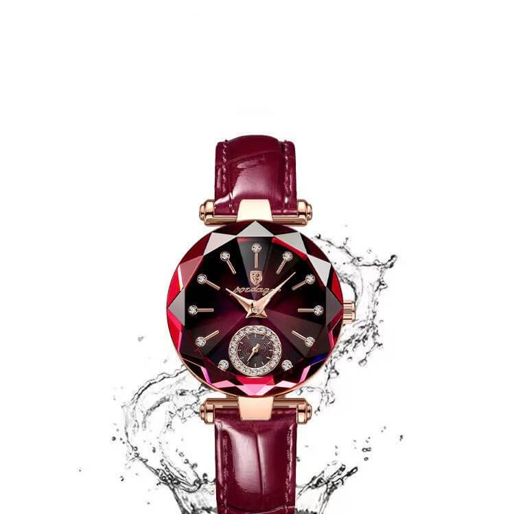 Women's Casual Fashion Waterproof Leather Strap Watch $78.04 Dana Fashion Color: Blue Women's Accessories Product information: Special features: decoration Display Type: Pointer Waterproof performance: 50m Movement type: Quartz Thickness: 6mm Dial diamete