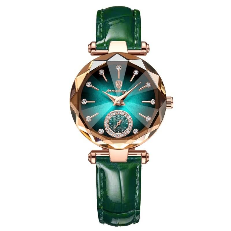 Women's Casual Fashion Waterproof Leather Strap Watch $78.04 Dana Fashion Color: Blue Women's Accessories Product information: Special features: decoration Display Type: Pointer Waterproof performance: 50m Movement type: Quartz Thickness: 6mm Dial diamete
