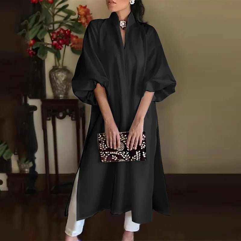 Women's Casual Solid Color Elegant Dress $41.03 Dana Fashion Color: Black Size: 2XL Women's clothing Product information: Pattern: solid color Skirt type: A- line skirt Color: white, black, pink Waist type: wide waist Size: S,M,L,XL,2XL,3XL,4XL,5XL Fabric