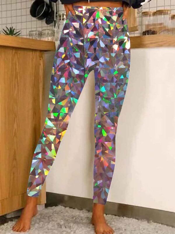 Women's Casual Tight High Waist Stretch 3D Digital Printing Leggings $59.00 Dana Fashion Color: JA18028A02 size: 2XL Women's clothing Product information: Thickness: medium Fabric name: Matel silk fabric Color: 3G126-KT9848A09,3G126-JA18028A02,3G126-KT102