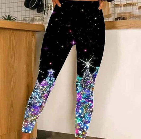 Women's Casual Tight High Waist Stretch 3D Digital Printing Leggings $59.00 Dana Fashion Color: JA18028A02 size: 2XL Women's clothing Product information: Thickness: medium Fabric name: Matel silk fabric Color: 3G126-KT9848A09,3G126-JA18028A02,3G126-KT102