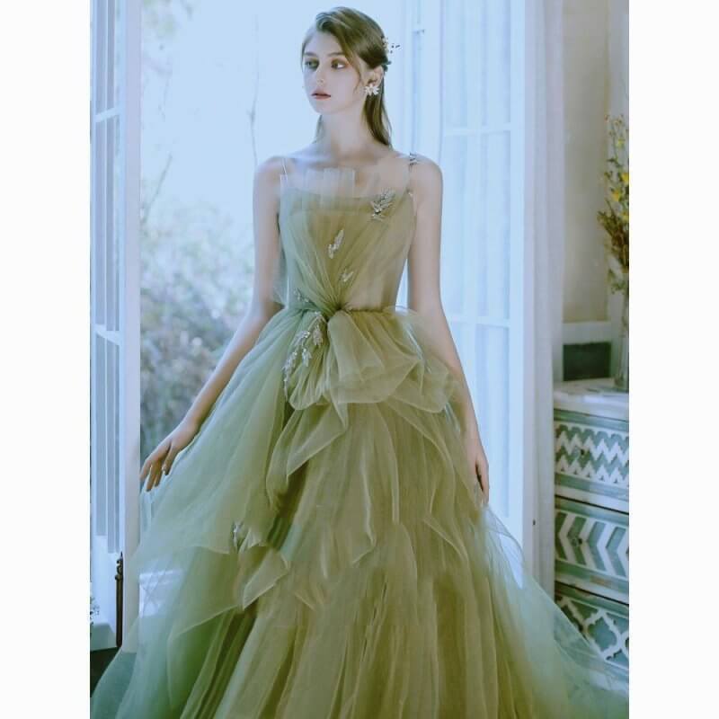 Women's Casual Versatile Green Forest Style Dress $128.90 Dana Fashion Color: Avocado Green Size: L Women's clothing Product information: Fabric name: Polyester Fiber Color: avocado green Sleeve type: sleeveless Main fabric composition: Other Waist Type: