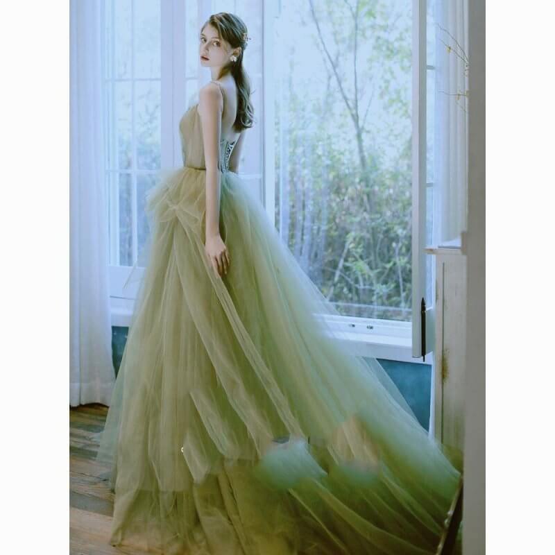 Women's Casual Versatile Green Forest Style Dress $128.90 Dana Fashion Color: Avocado Green Size: L Women's clothing Product information: Fabric name: Polyester Fiber Color: avocado green Sleeve type: sleeveless Main fabric composition: Other Waist Type: