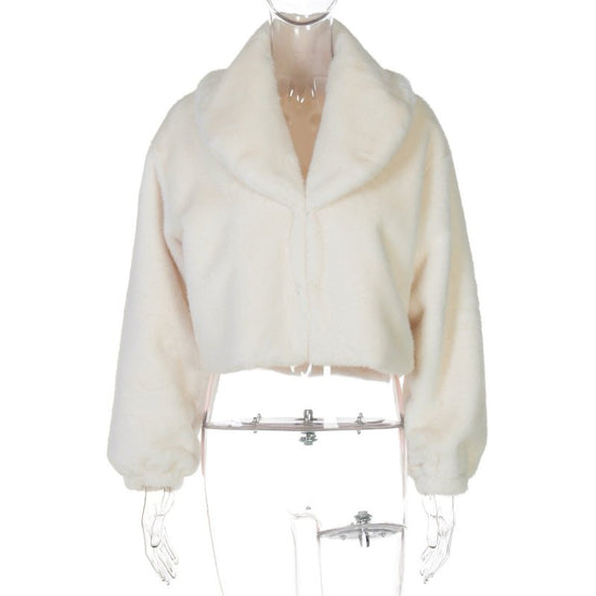 Women's Clothing Cardigan Thickened Plush Long Sleeve $55.99 Dana Fashion Color: Apricot Size: L Women's clothing Product information: Color: Apricot Size: S,M,L Version: Loose Popular elements: hide hooks Thickness: thick Sleeve type: sleeve Main fabric