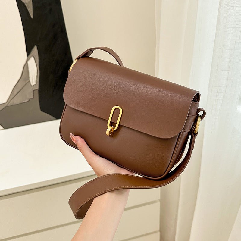 Women's Crossbody Leather Shoulder Bag $145.00 Dana Fashion Color: Beige And Apricot Size: 23x9x16CM Women's Bags Product information: Color: brown, black, beige and apricot, beige and coffee Outer bag type: Sandwich pocket Leather features: two-layer cow