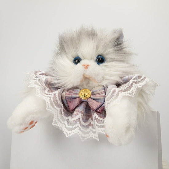 Women's Cute Ragdoll Backpack Plush Doll $99.99 Dana Fashion Color: Brown Size: Body Length 42cm Women's Bags Product information: Pattern: Animal Lining texture: Polyester Color: gray, brown Applicable gender: neutral/both men and women Function: Ultra L