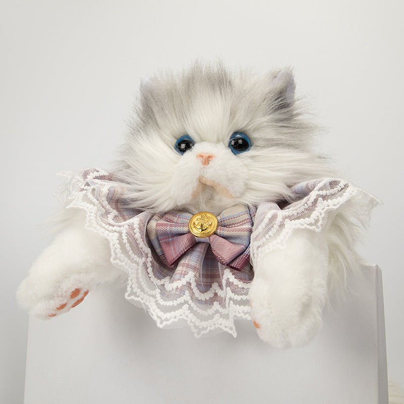 Women's Cute Ragdoll Backpack Plush Doll $99.99 Dana Fashion Color: Brown Size: Body Length 42cm Women's Bags Product information: Pattern: Animal Lining texture: Polyester Color: gray, brown Applicable gender: neutral/both men and women Function: Ultra L