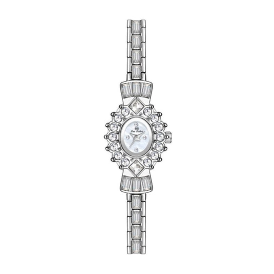 Women's Diamond Middle-ancient Magic Mirror Watch $51.14 Dana Fashion Color: Silver Women's Accessories Product information: Color: gold white, silver, champagne gold Thickness: 7mm Dial diameter: 20mm Crown type: Spiral crown Mirror material: mineral rei