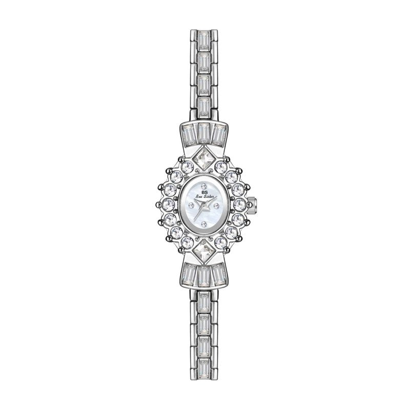 Women's Diamond Middle-ancient Magic Mirror Watch $51.14 Dana Fashion Color: Silver Women's Accessories Product information: Color: gold white, silver, champagne gold Thickness: 7mm Dial diameter: 20mm Crown type: Spiral crown Mirror material: mineral rei