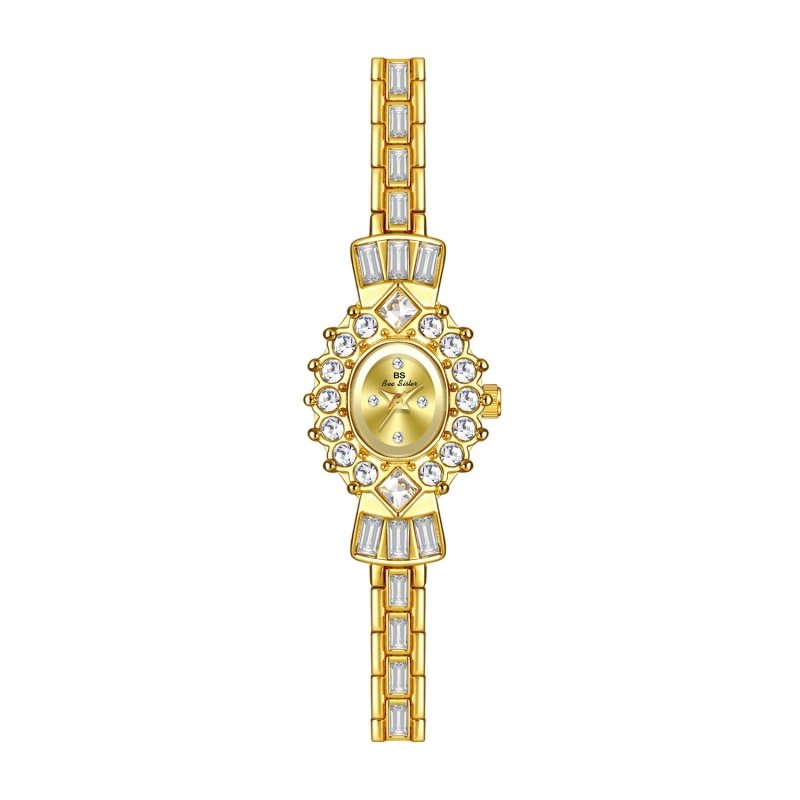 Women's Diamond Middle-ancient Magic Mirror Watch $51.14 Dana Fashion Color: Champagne Gold Women's Accessories Product information: Color: gold white, silver, champagne gold Thickness: 7mm Dial diameter: 20mm Crown type: Spiral crown Mirror material: min