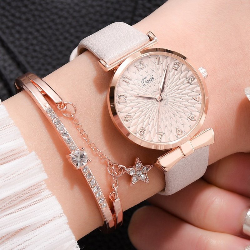 Women's Digital Alloy Watch Bracelet $19.20 Dana Fashion Color: Belt Gray Suit Women's Accessories Product information: Special function: decoration, world time Display type: pointer Thickness: 10mm Dial diameter: 37mm Mirror material: mineral reinforced