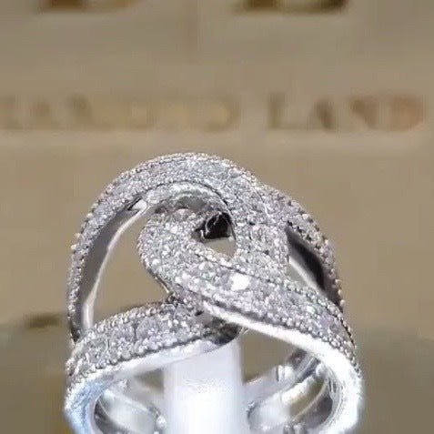 Women's DL Ring Popular Alloy Ornament $10.14 Dana Fashion Color: Silver Size: No 10 Women's Accessories Product information: Type: Ring Treatment Process: Electroplating Color: X-shaped ring Size: no.5, no.6, no.7, no.8, no.9, no.10, no.11 Inlaid materia